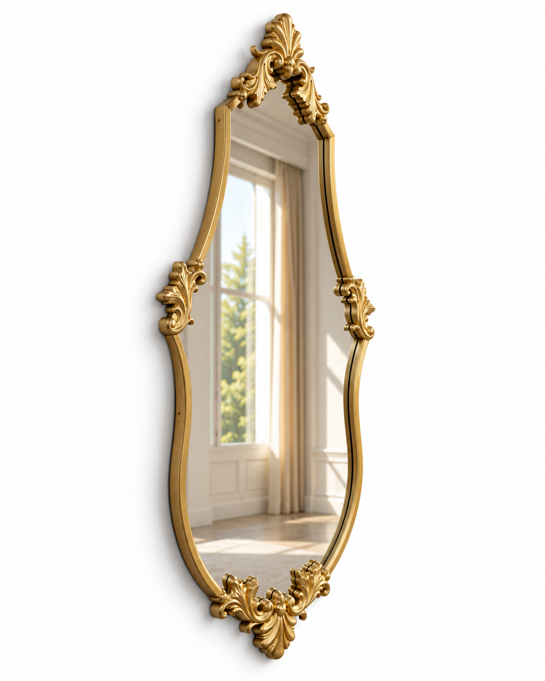 Crown Elegance Decorative Wall Mirror For Home & Item for Home Decoration