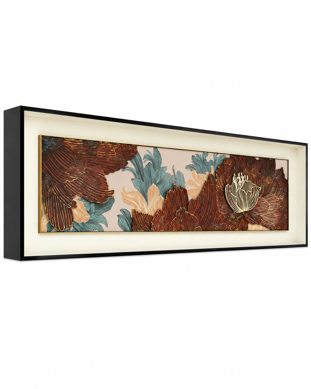 Endless Bloom Shadow Box for Wall Decoration & Wall Art