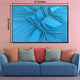 The Unseen Symphony Modern Wall Art - Blue ( 32 x 47 Inches )