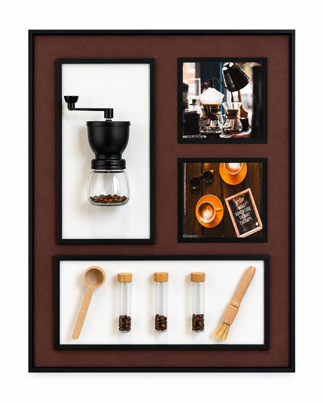 Coffee Craft Pop Art Shadow Box & Wall Decoration Item