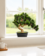 Mini Pine Artificial Indoor Plant For Home ( Natural feel )  ( 1.5 Feet )