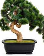 Mini Pine Artificial Indoor Plant For Home ( Natural feel )  ( 1.5 Feet )