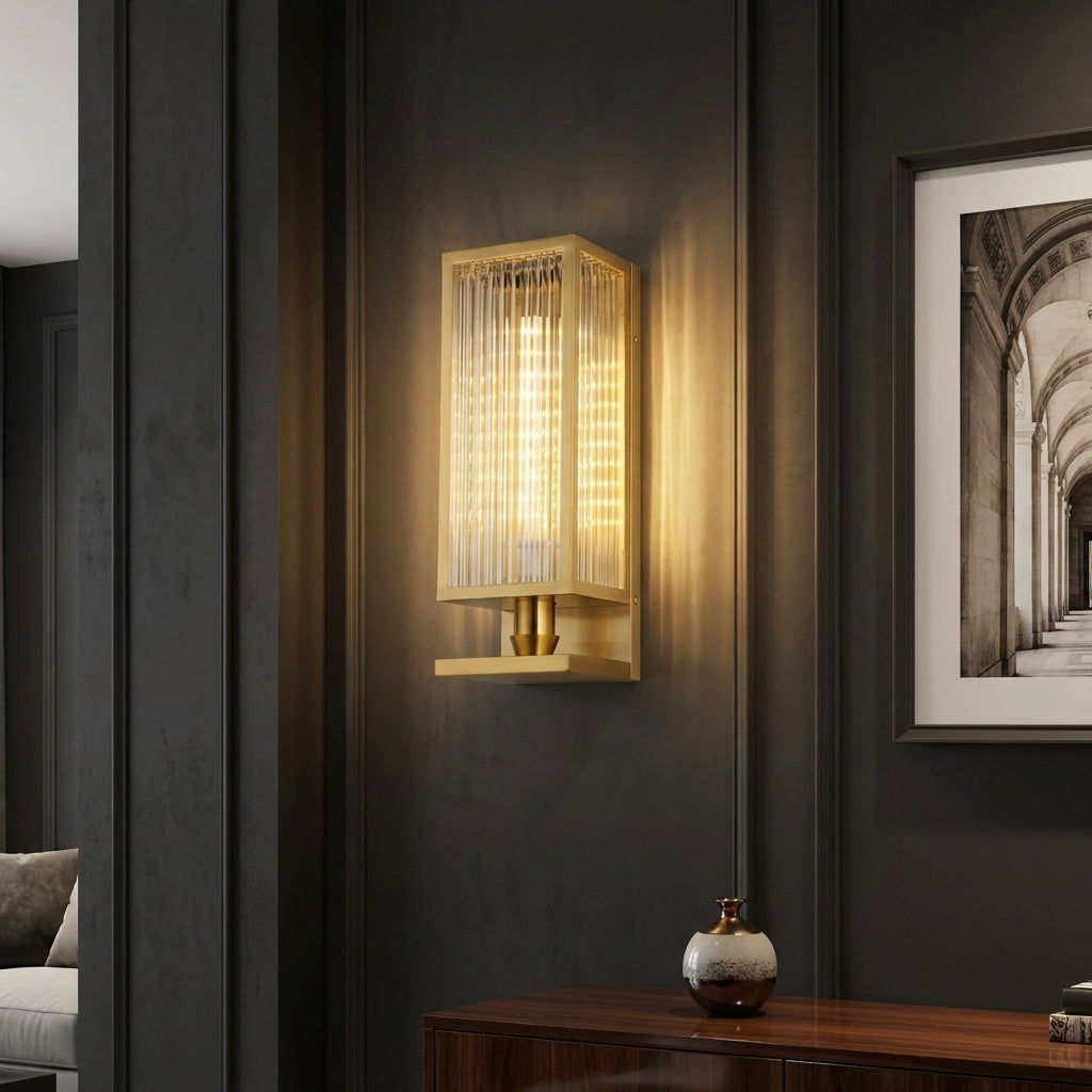 Golden Radiance Wall Light For Home