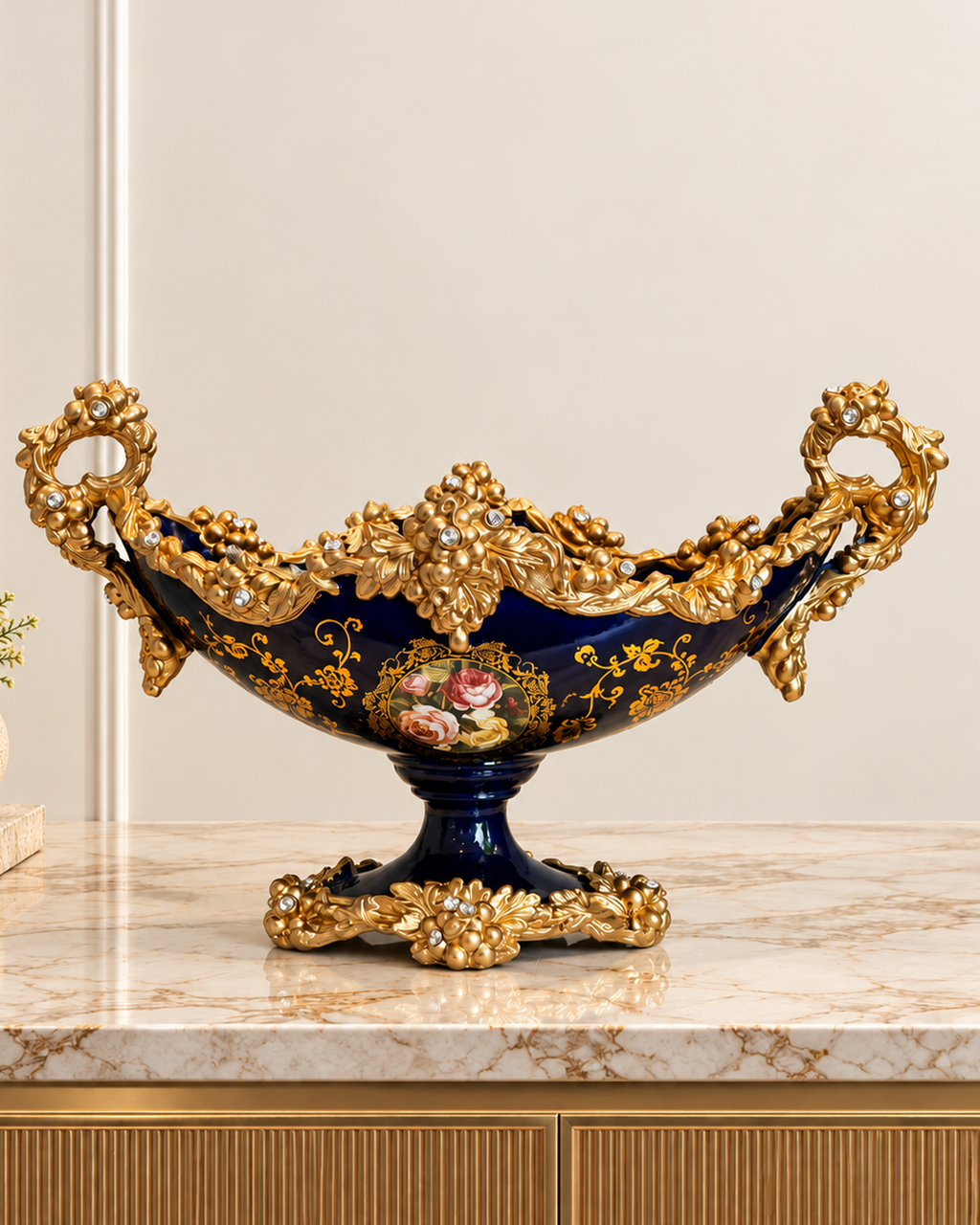 Oracle Decorative Vase & Showpiece for Home Decoration - Royal Blue