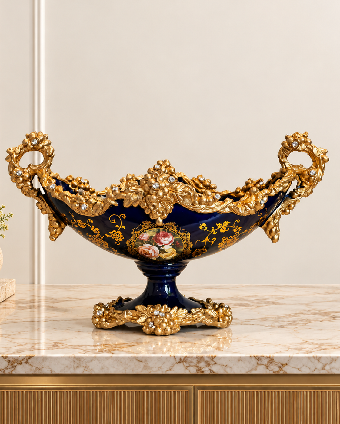 Oracle Decorative Vase & Showpiece for Home Decoration - Royal Blue