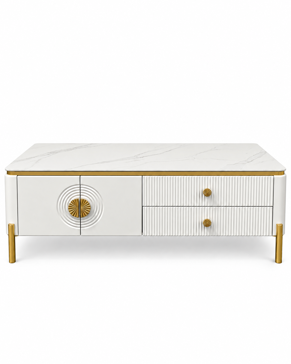 Elite Haven Wooden Coffee Table With Drawers for Home and Item for Home Decoration