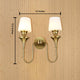 Elysian Curve Wall Light for Living Room - Double Sconce