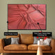 The Unseen Symphony Modern Wall Art - RED  ( 32 x 47 Inches )