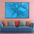 The Unseen Symphony Modern Wall Art - Blue ( 32 x 47 Inches )