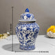 Handmade Blue White  Decorative Ceramic Vase And Showpiece