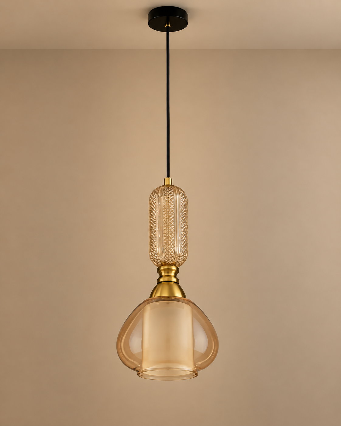 Evoria Luxe Pendant Light For Living Room & Item for Home Decoration - Single pendant