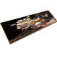 Golden Nocturne Bouquet Crystal Glass Framed Wall Paintings For Home & Wall Decoration items