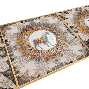 Serengeti Dreams Crystal Glass Painting - Set of 3