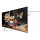 Golden Nocturne Bouquet Crystal Glass Framed Wall Paintings For Home & Wall Decoration items