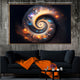 Cosmic Surge Scene Canvas Print