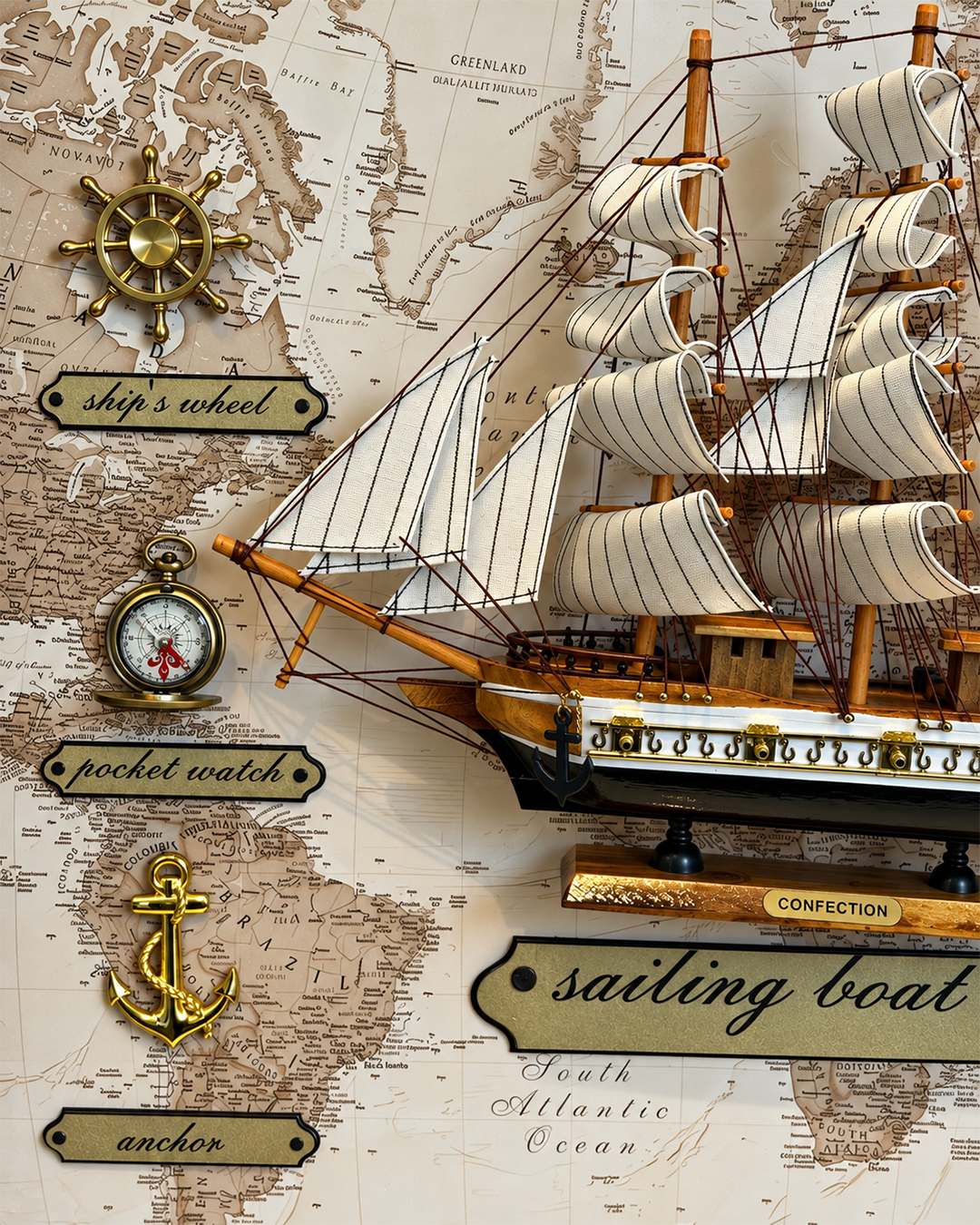 Sailor’s Journey Shadow Box and Wall decoration item