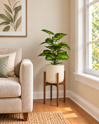 Sunlit Caladium Artificial Indoor Plant For Home ( 2.1 Feet ) (Natural Feel)