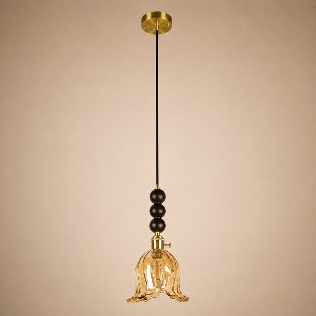 Forest Lily Pendant Light For Living Room & Item  for Home Decoration - Amber
