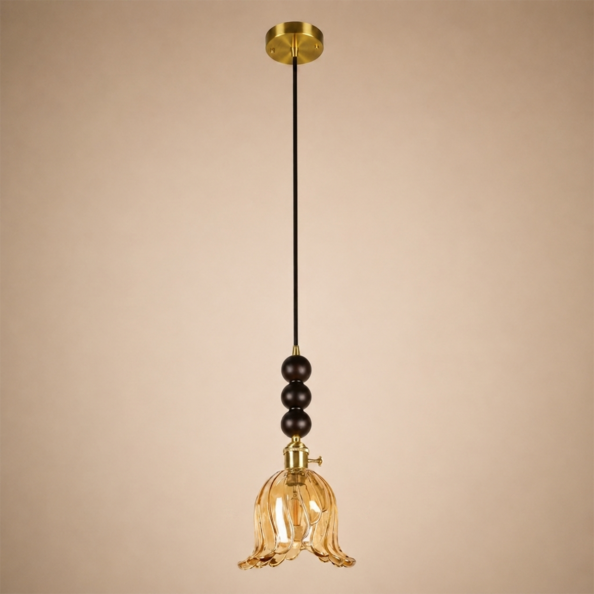 Forest Lily Pendant Light For Living Room & Item  for Home Decoration - Amber