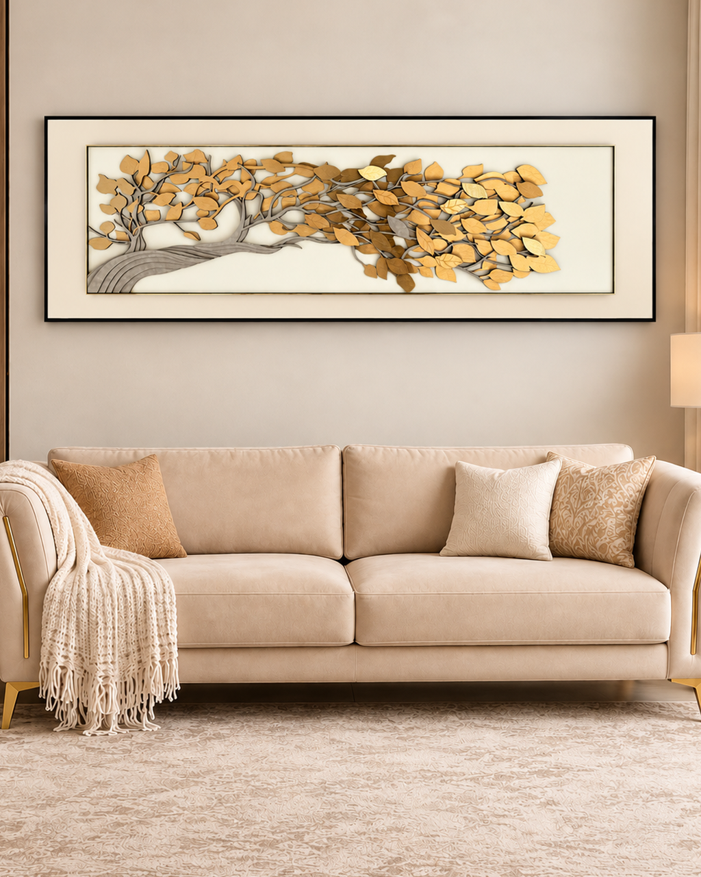 Whispering Leaves Wall Decor Shadow Box & Item for Home Decoration