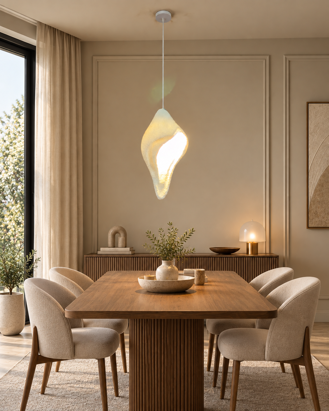 Celestial Shell Pendant Light For Home & Item for Home Decoration