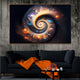 Cosmic Surge Scene Canvas Print