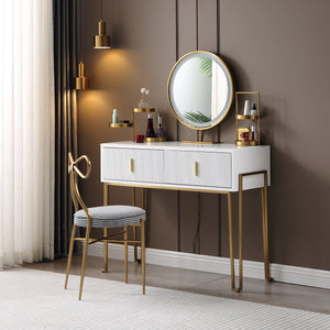 Opulent Reflections Dressing Table & Vanity Set