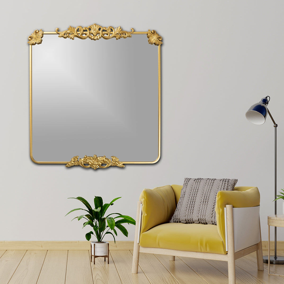 Heritage Rococo Wall Mirror for Home