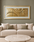Golden Streamline Art Wall Decor Shadow Box & Item for Home Decoration