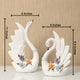 Romantic Swan Whisper Showpiece for Home and Item for Table Decoration