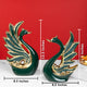 Golden Horizon Ceramic Showpiece for Table - Set of 2