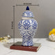 Ming Dynasty Decorative Ceramic Vase And Showpiece Blue - White