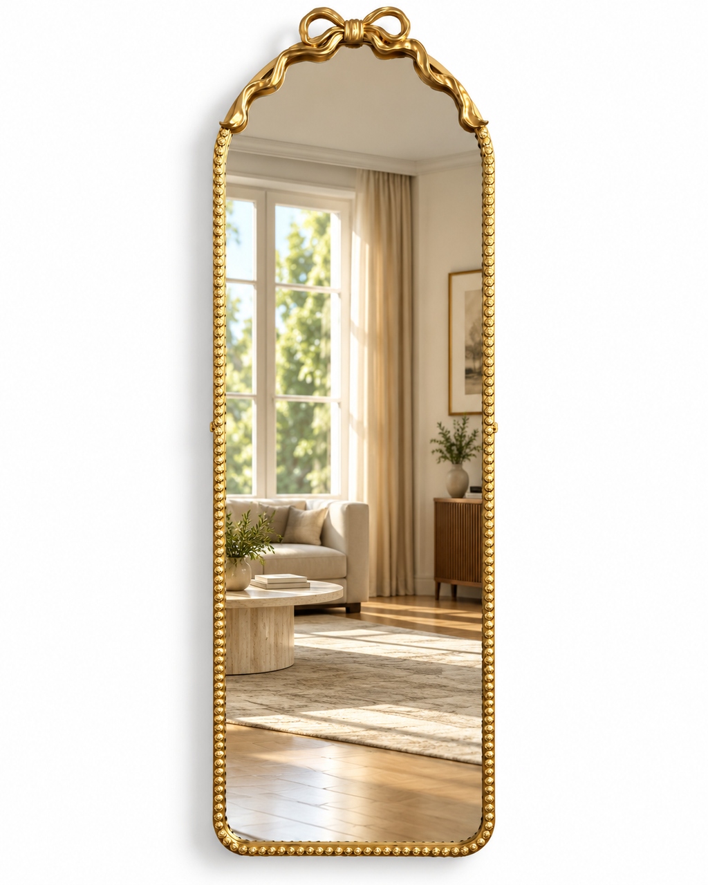 Regency Bow Designer Floor Mirror For Home & Home Decoration Item