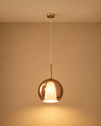 Rose Gold Orb Ceiling Light For Living Room & Home Decoration item
