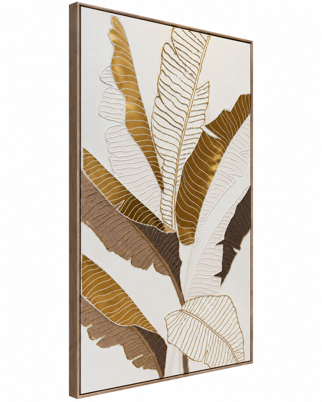 Tropical Rhythm Hand painting for Home & Wall Decoration Item (With Outer Floater Frame) (39.5 x 63 Inches)