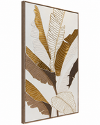 Tropical Rhythm Hand painting for Home & Wall Decoration Item (With Outer Floater Frame) (39.5 x 63 Inches)