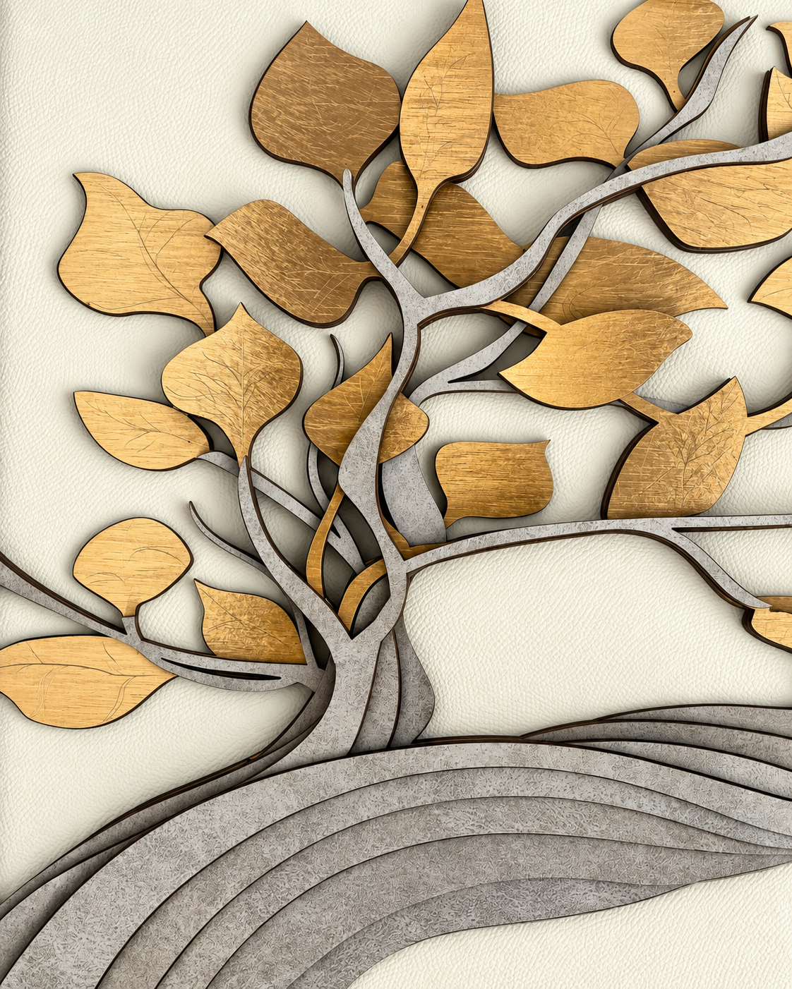 Whispering Leaves Wall Decor Shadow Box & Item for Home Decoration