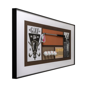 Golf Heritage Pop Art Shadow Box