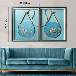 Luminary Illusion Wall Decoration Shadow Box - Pair