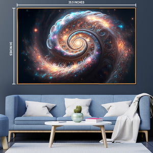 Nebula Dance Canvas Painting for Living Room