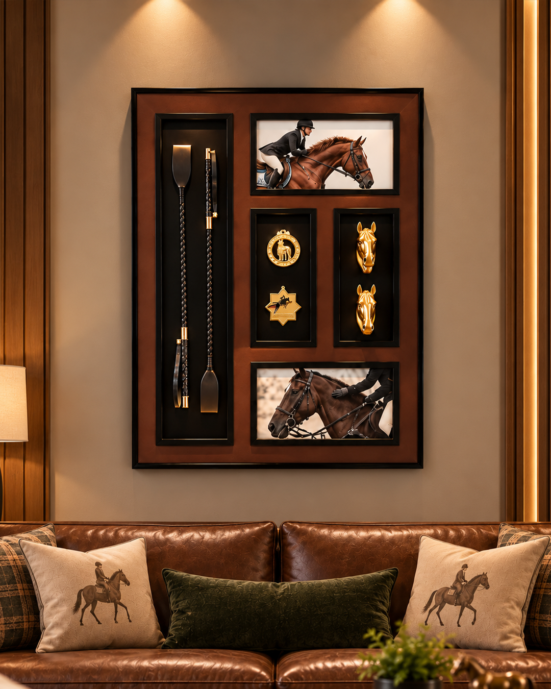 The Riding Club Pop Art Shadow Box & Wall Decoration Item