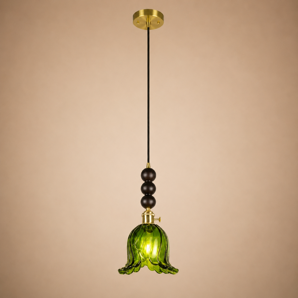 Forest Lily Pendant Light For Living Room & Item  for Home Decoration - Green