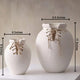 Knot & Calm Decorative Ceramic Vase & Table Showpiece for Home - Set of 2