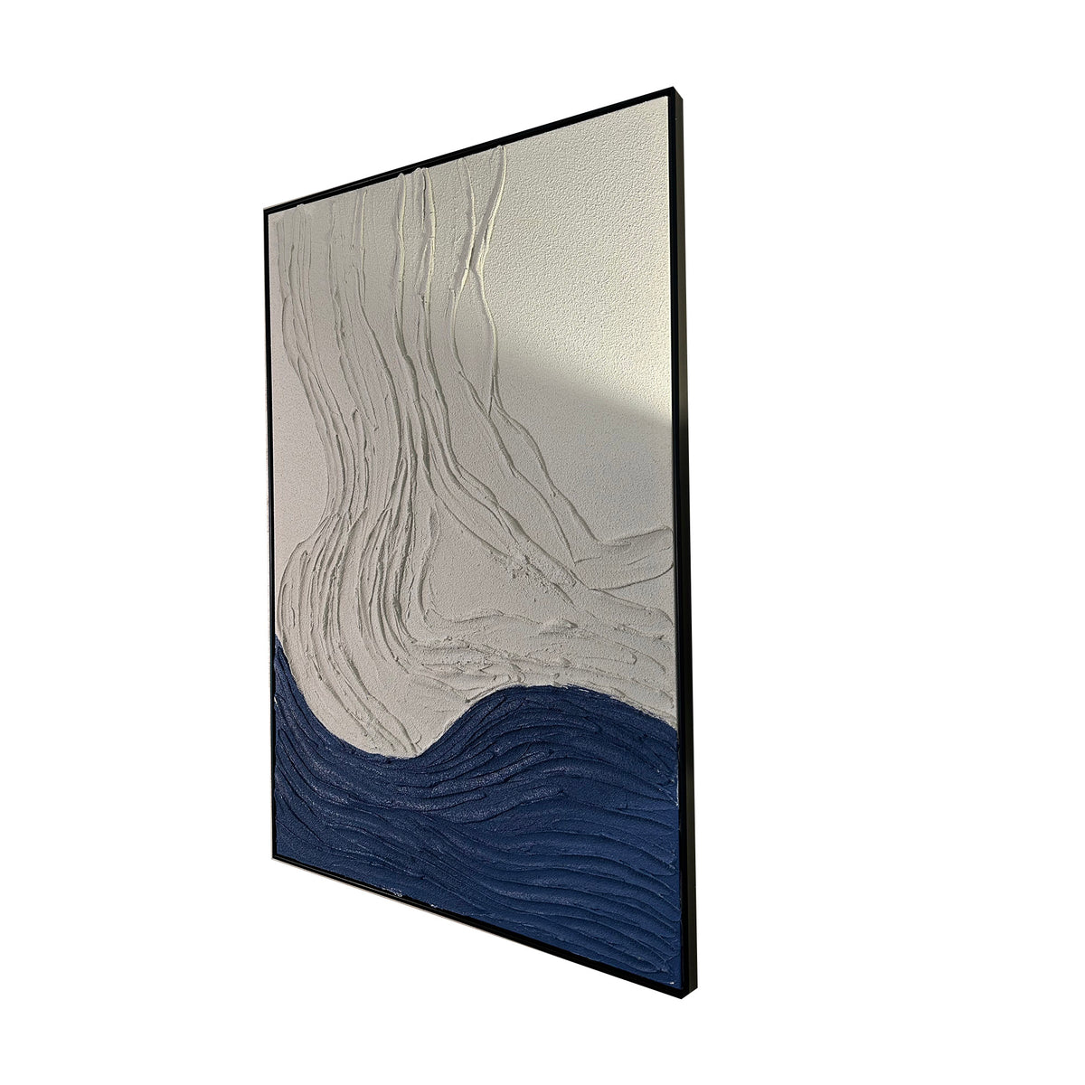 Flow of Calm Modern Wall Art ( 32 x 47 Inches )
