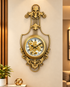 Royal Symphony Luxury Designer Silent Movement Wall Clock With Moving Gear Mechanism