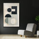 Geometric Dreamscape Modern Wall Art ( 32 x 47 Inches )