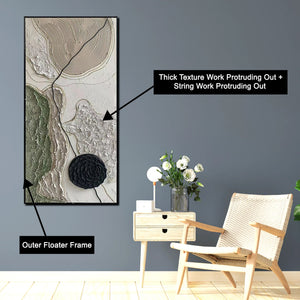 Whispers of Earth Modern Wall Art ( 55 x 28 Inches )