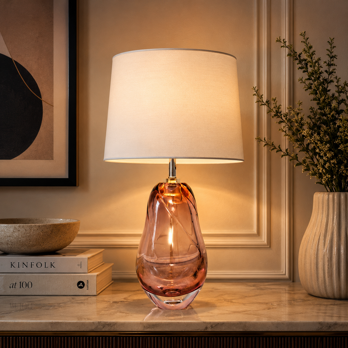 Luna Essence Table lamp for Home & Item for Home Decoration (Italian Designer Collection)