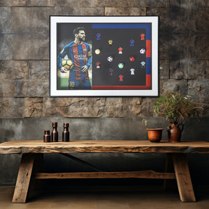 Messi Fever Shadow Box Wall Decoration Piece
