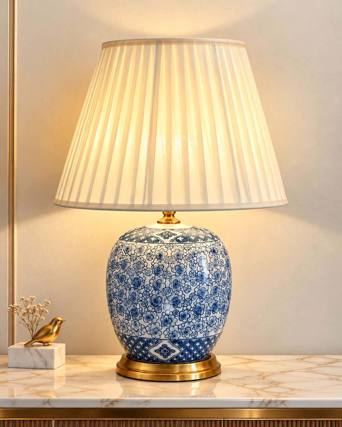 Heritage Bloom Designer Table Lamp & Item for Home Decoration